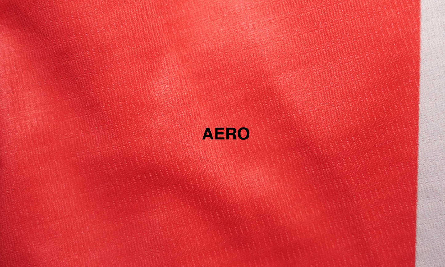 Red fabric "AERO'