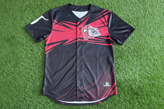 Custom Sublimated Baseball button up jersey (minimum 5)