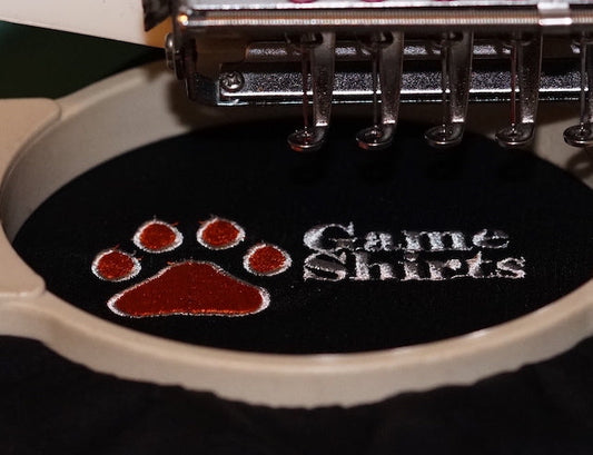 Embroidery vs DTF Printing