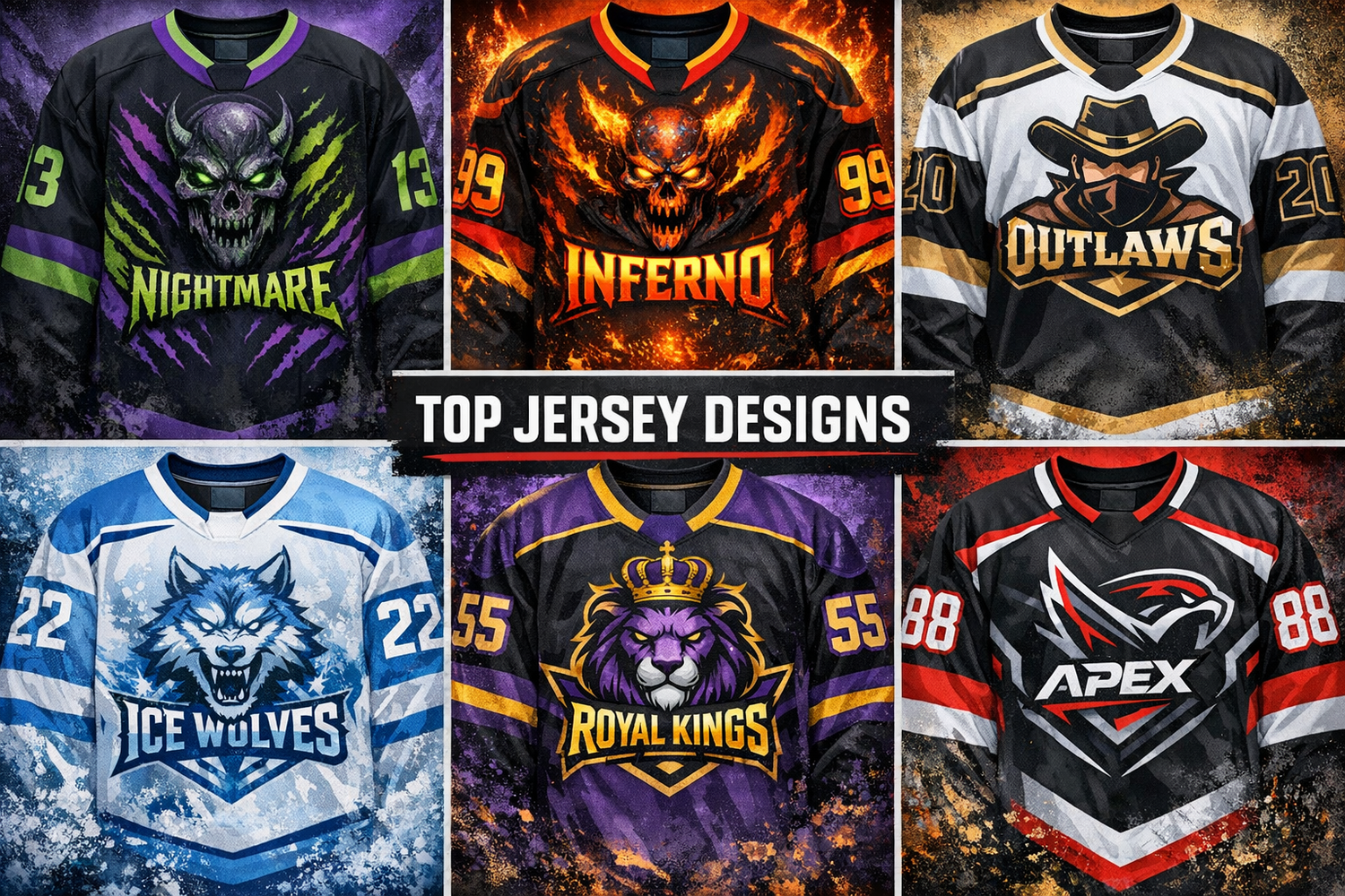 top jersey design collage