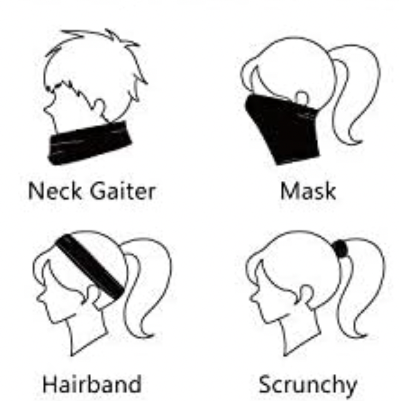 Custom Sublimated Neck Scarf/ Gaiter/ Tube