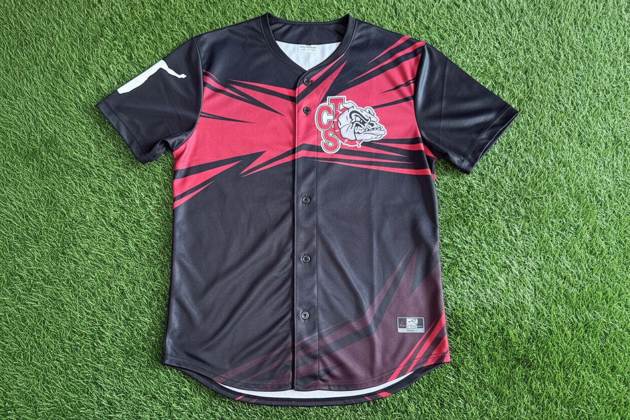 Custom Sublimated Baseball button up jersey