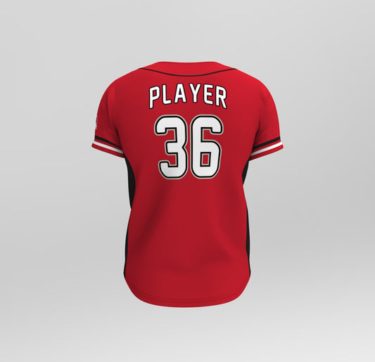 Custom Sublimated Baseball button up jersey (minimum 5)